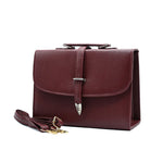 Lunex Classic Square Top Handle Bag Mehroon